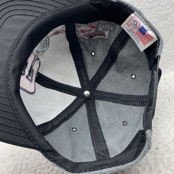 VTG Mario Andretti Snapback Hat Mens OSFM Gray Indy Racing K-Mart Valvoline Dad - Picture 10 of 12